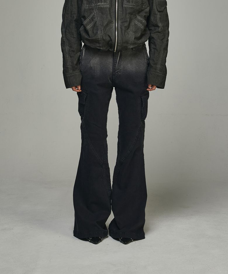 Curved Multi Cargo Work Pants