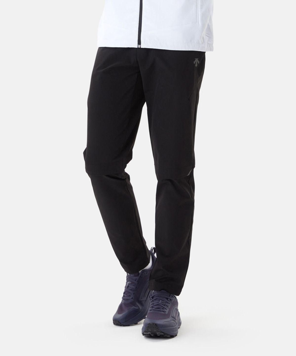 데상트(DESCENTE) 러닝 액티브 우븐 팬츠 블랙(SP321RPT95)