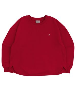 레드 라운드 티셔츠