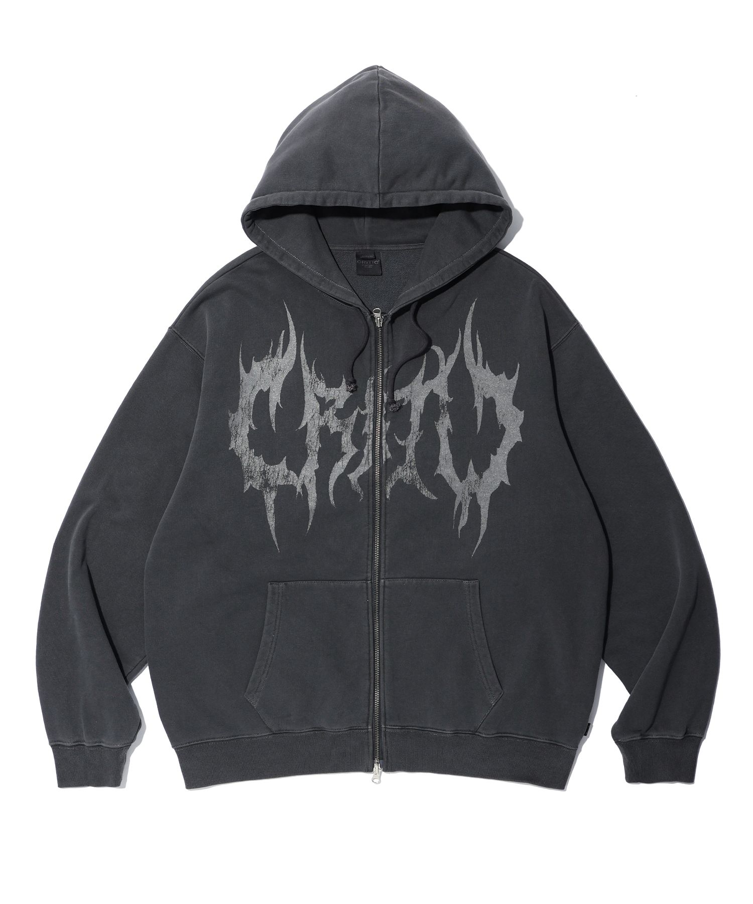 CRITICのPIGMENT GHOST HOODIE ZIP-UP 全2色 MUSINSA | CRITIC PIGMENT GHOST HOODIE ZIP-UP CHARCOAL