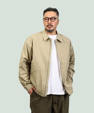 원트 코튼 블루종 베이지