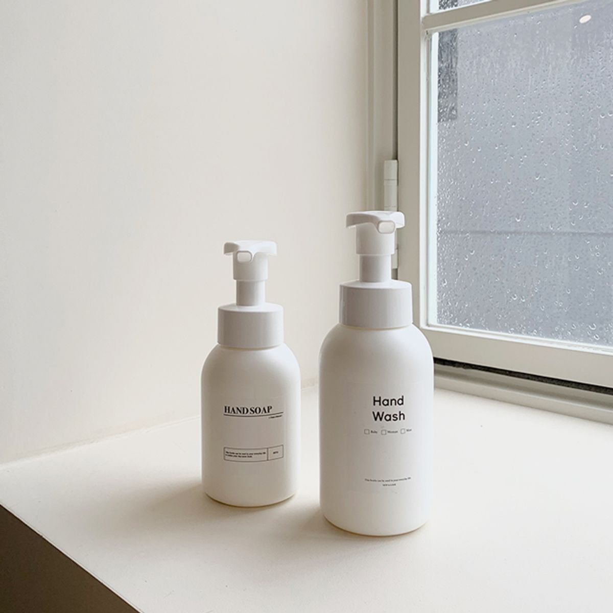 뉴앤룩(NEWNLOOK) [3pack] 폴리 원형 클렌징 거품용기 핸드워시 리필공병 3개