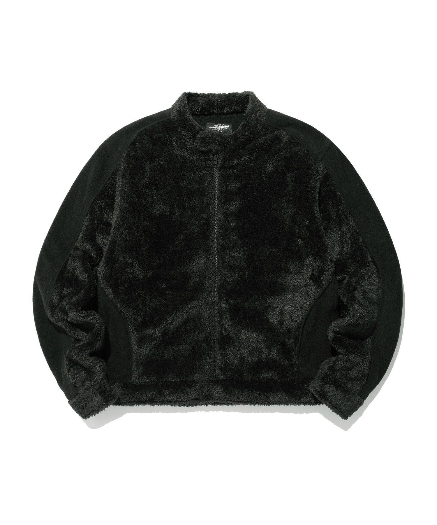 フリースジャケット [NICEGHOSTCLUB]FLEECE RACING JACKET_BURGUNDY(NG2EFUB932A) MUSINSA | NICE GHOST CLUB FLEECE RACING JACKET_BLACK