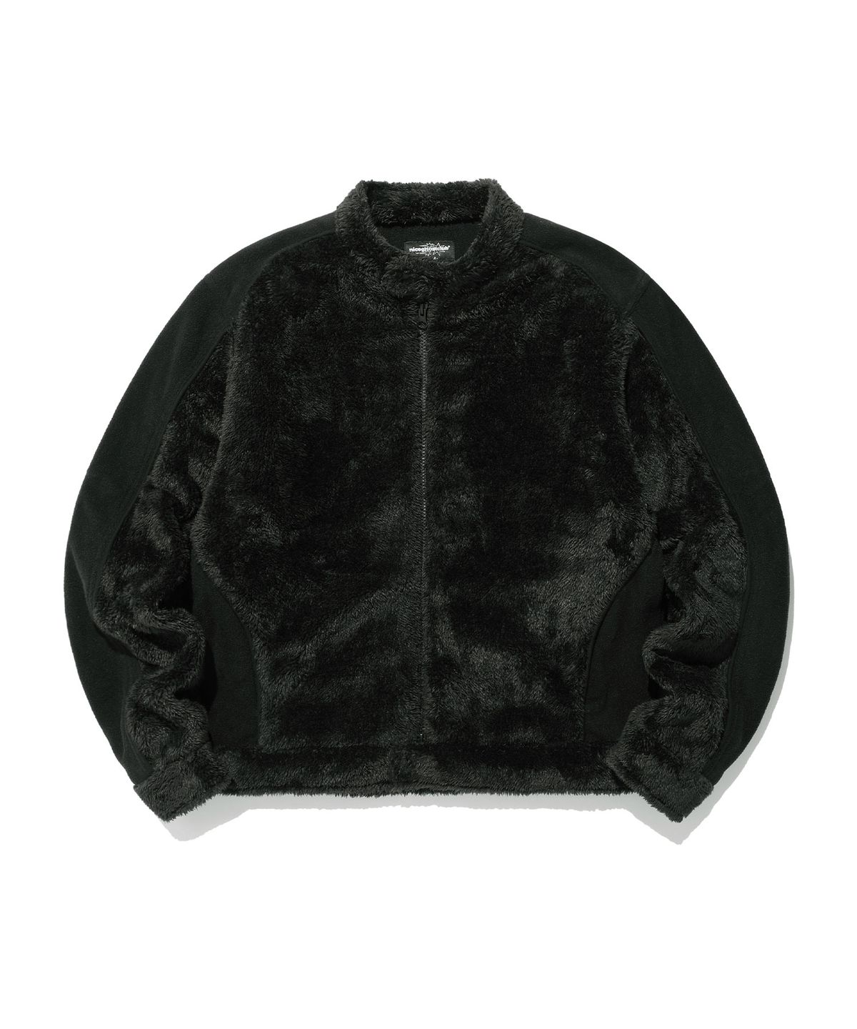 나이스고스트클럽(NICEGHOSTCLUB) FLEECE RACING JACKET_BLACK(NG2EFUB932A)
