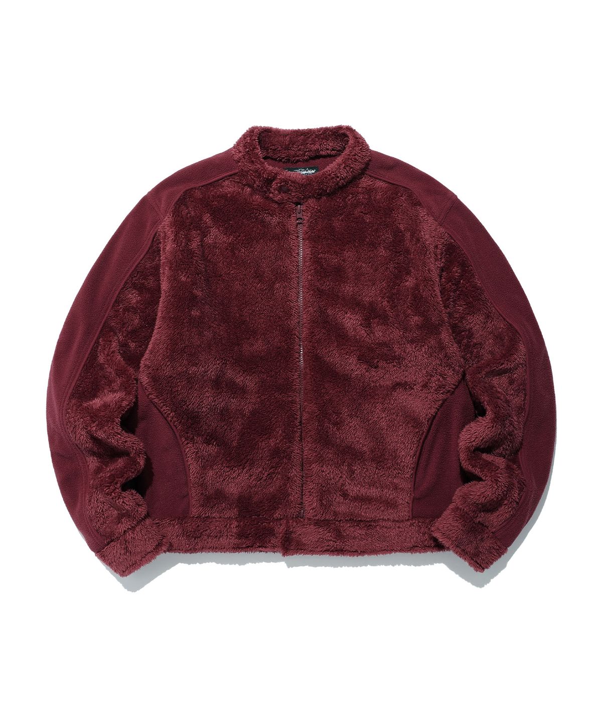 나이스고스트클럽(NICEGHOSTCLUB) FLEECE RACING JACKET_BURGUNDY(NG2EFUB932A)