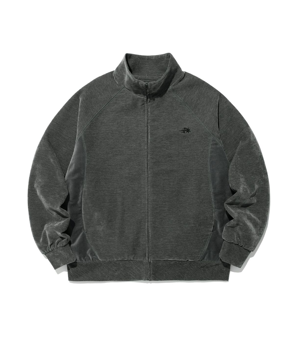 나이스고스트클럽(NICEGHOSTCLUB) VELOUR TRACK JACKET_GREY(NG2EFUB933A)