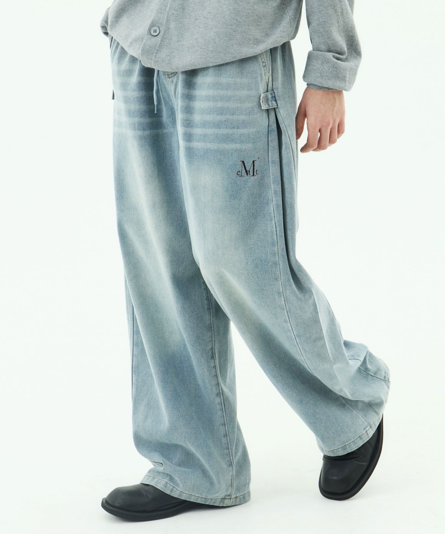 ☆韓国☆［MUCENT］FLUID SIGNATURE SIDE BUTTON PANTS 2C 2size MUSINSA | MUCENT Fluid Signature Side Button Pants (2 Colors)