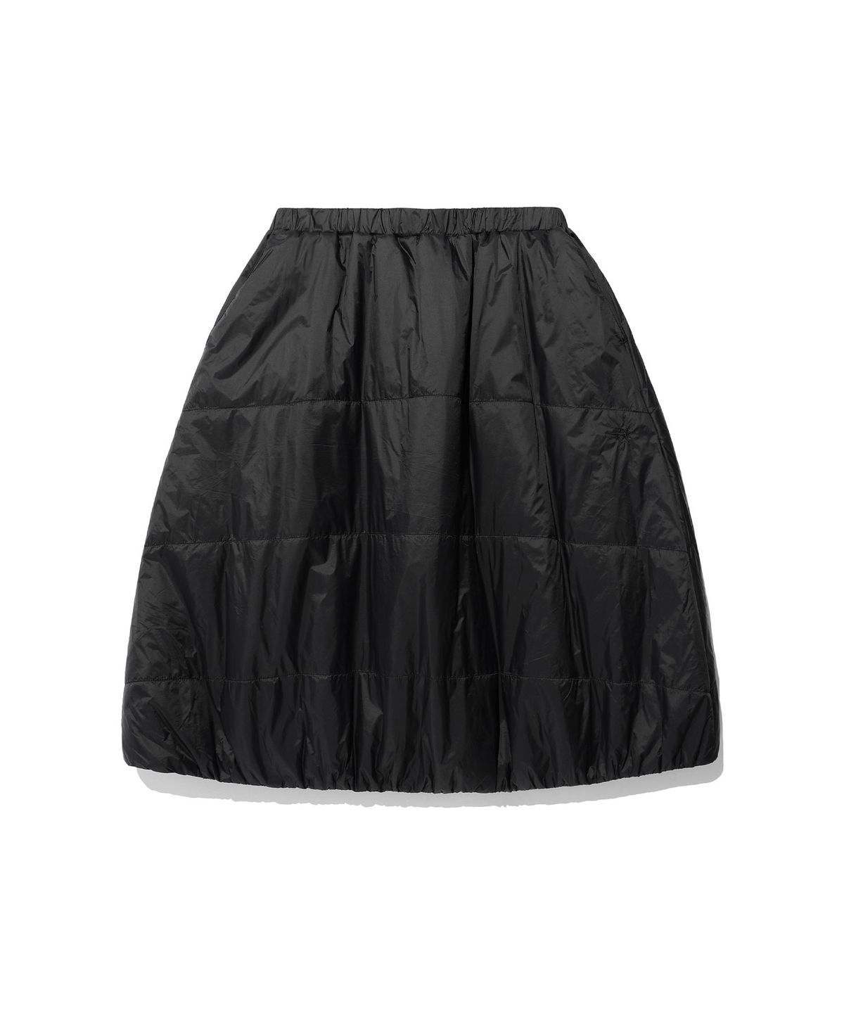 나이스고스트클럽(NICEGHOSTCLUB) MIDI PUFFER SKIRT_BLACK(NG2EFFPA91A)