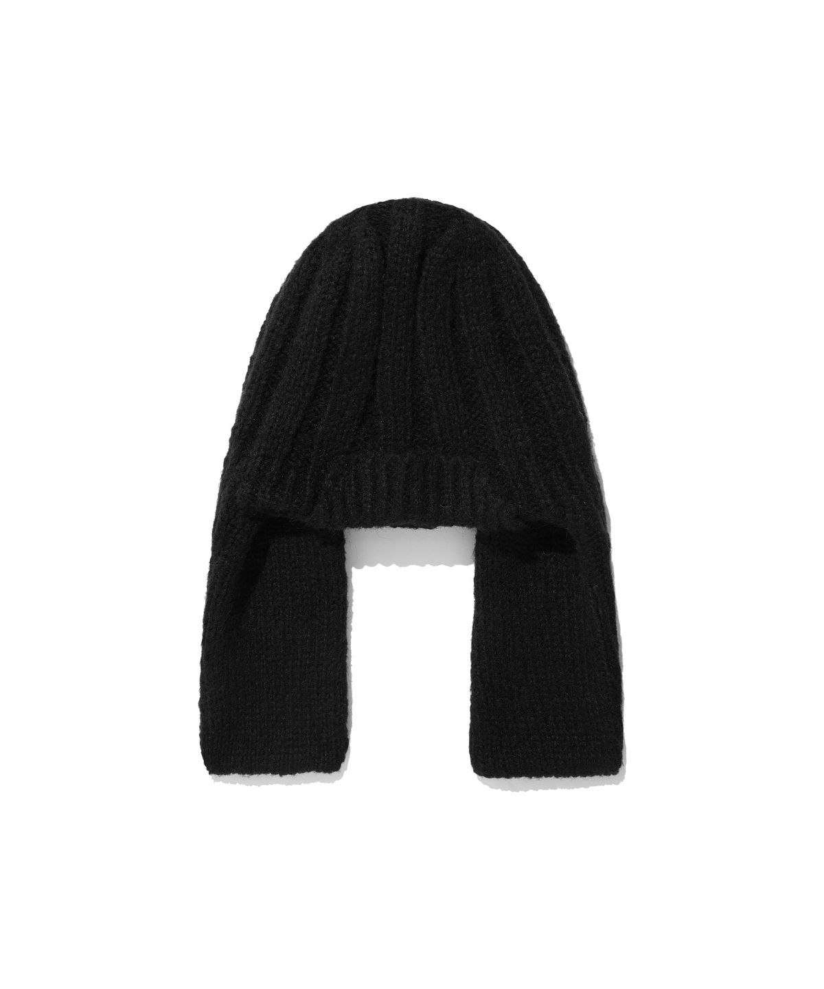 나이스고스트클럽(NICEGHOSTCLUB) BIG EARCAP BEANIE_BLACK(NG2EFUAB24A)