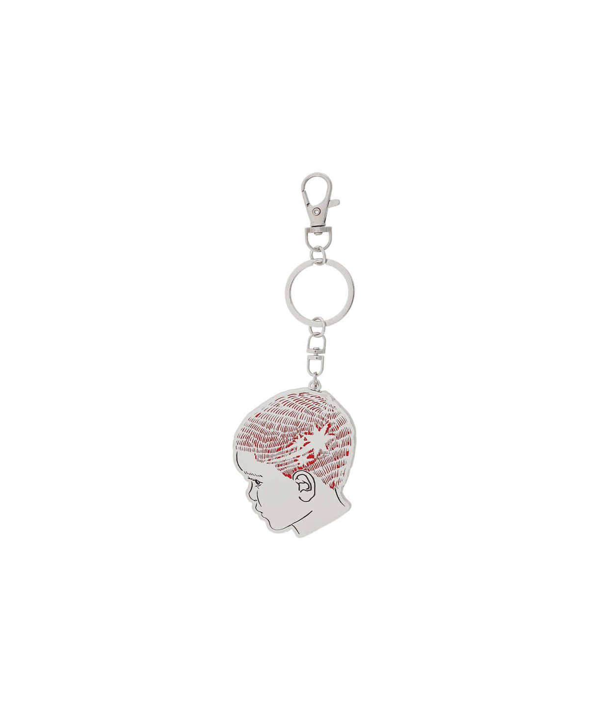 나이스고스트클럽(NICEGHOSTCLUB) 3STARS HEAD METAL KEY CHAIN_SILVER(NG2EFUAB60A)
