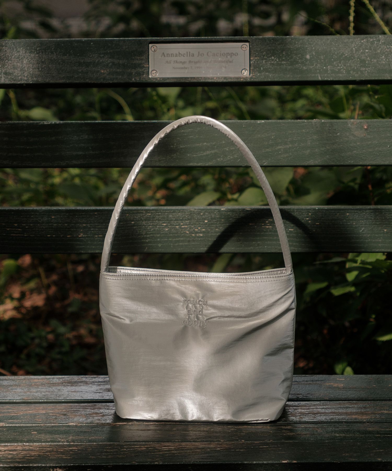 MUSINSA | MUCU AND EBONY nearest bag nearest silver
