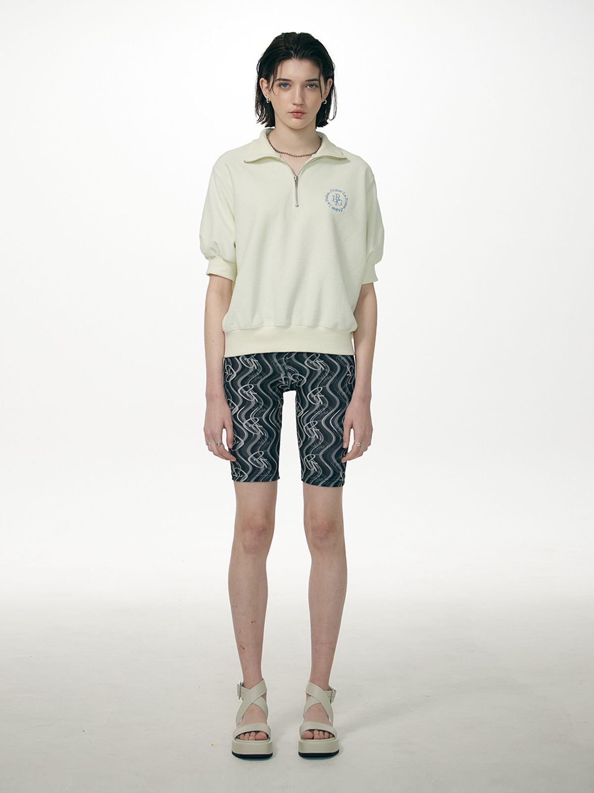 라티젠(LARTIGENT) LL WAVE BIKE SHORTS(BLACK)