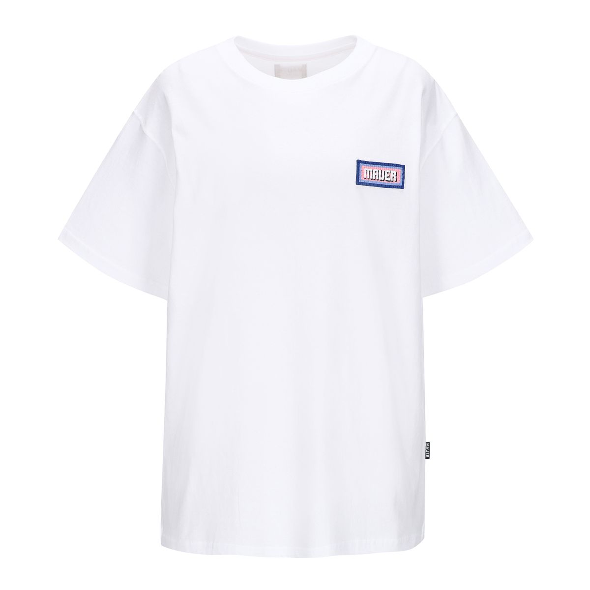 마우어(MAUER) MAUER EMBROIDED T-SHIRT 01_WH