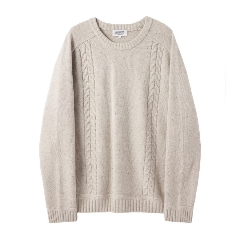 CABLE SWEATER  - OATMEAL (P244UKT401)