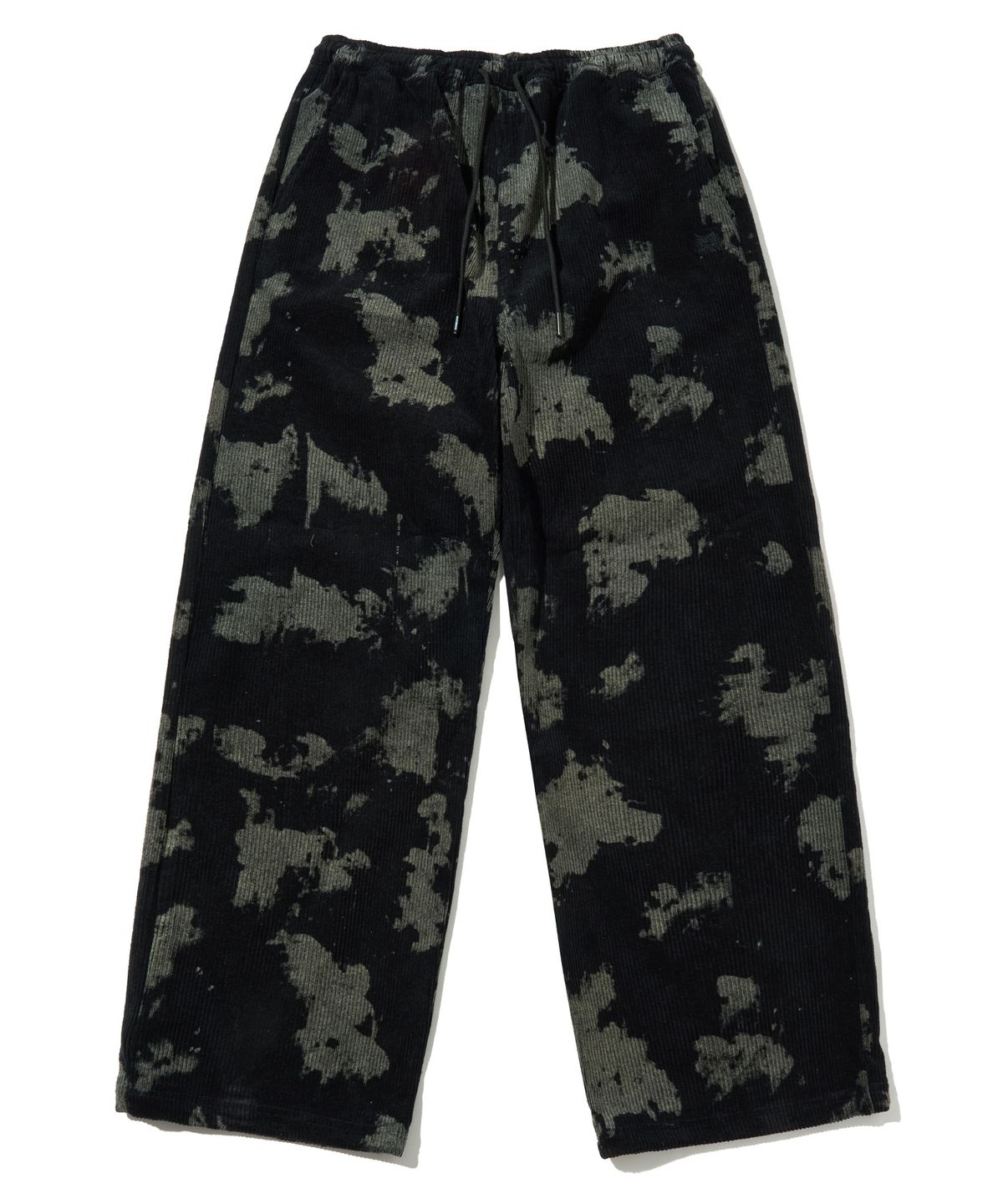 브라운브레스(BROWNBREATH) TAG CORDUROY PATTERN PANTS - BLACK