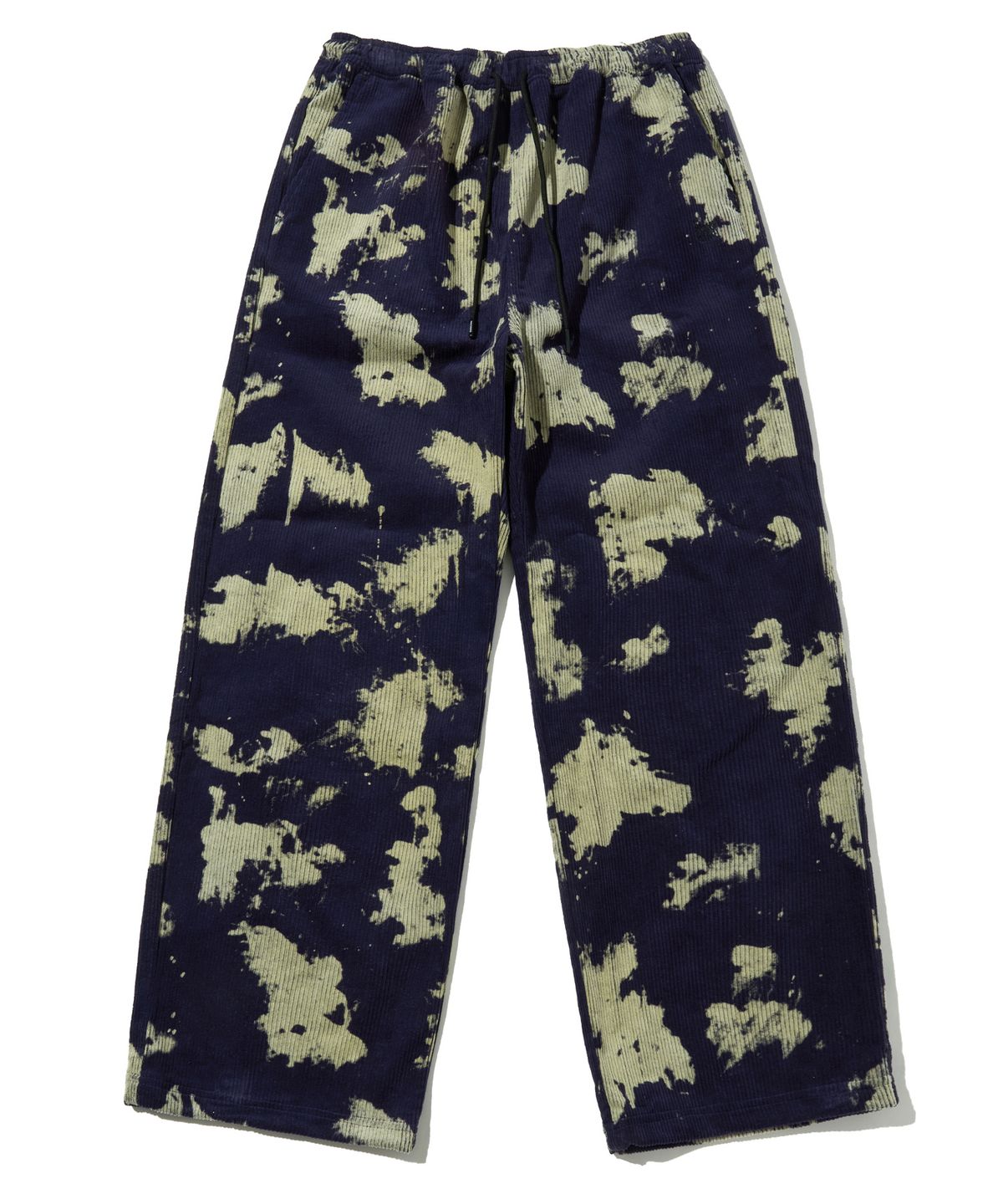 브라운브레스(BROWNBREATH) TAG CORDUROY PATTERN PANTS - NAVY