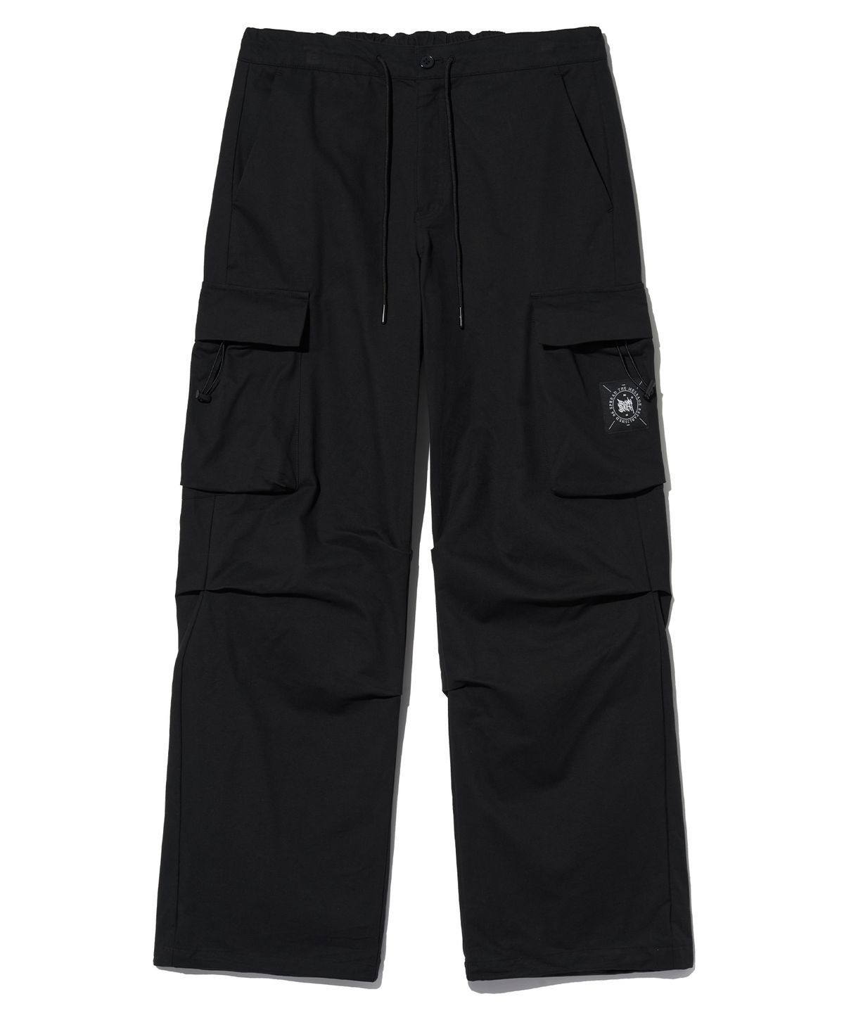 브라운브레스(BROWNBREATH) STAMP TAG CARGO PANTS - BLACK