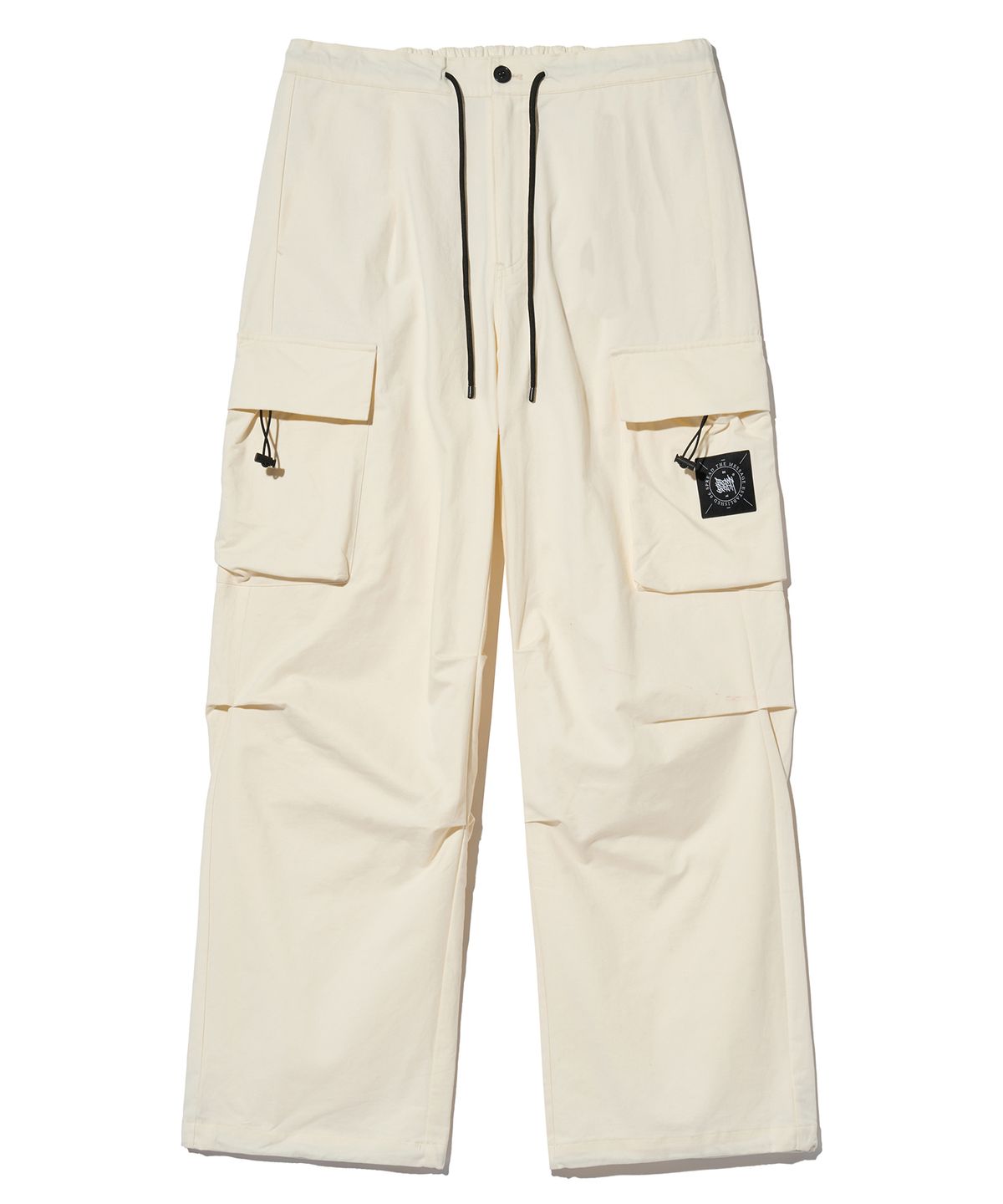브라운브레스(BROWNBREATH) STAMP TAG CARGO PANTS - IVORY