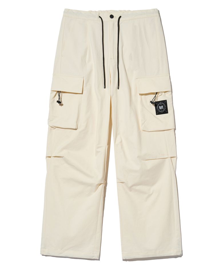 STAMP TAG CARGO PANTS - IVORY