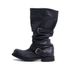 Slouchy Long Boot_Washed Black