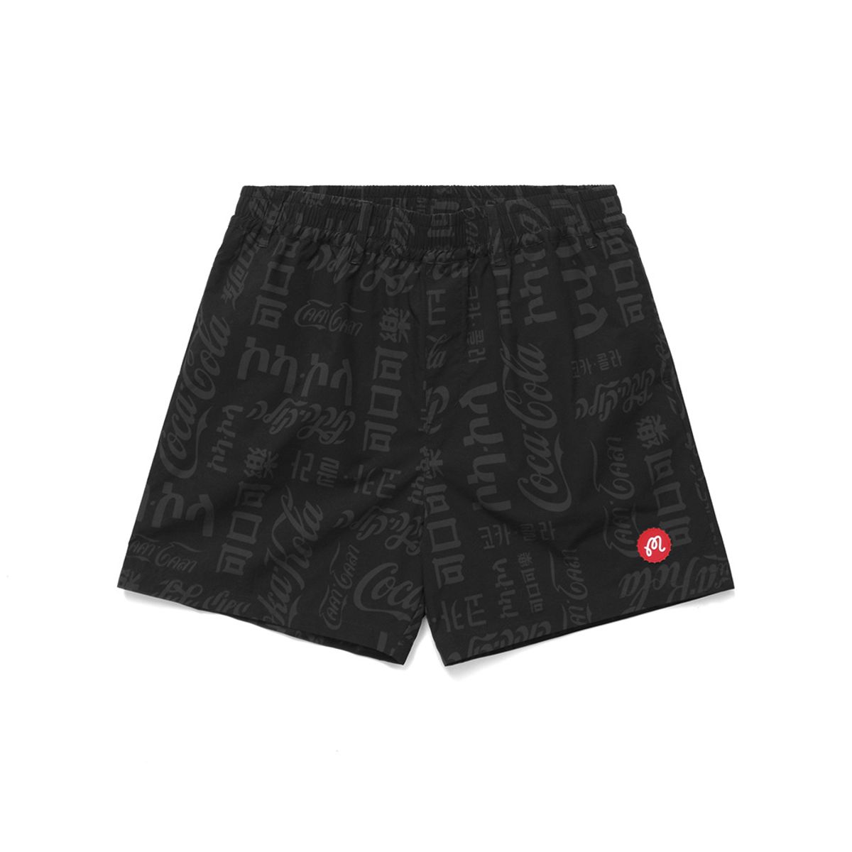 말본 골프(MALBON GOLF) [MALBON X COCA-COLA] 로고 쇼츠 BLACK