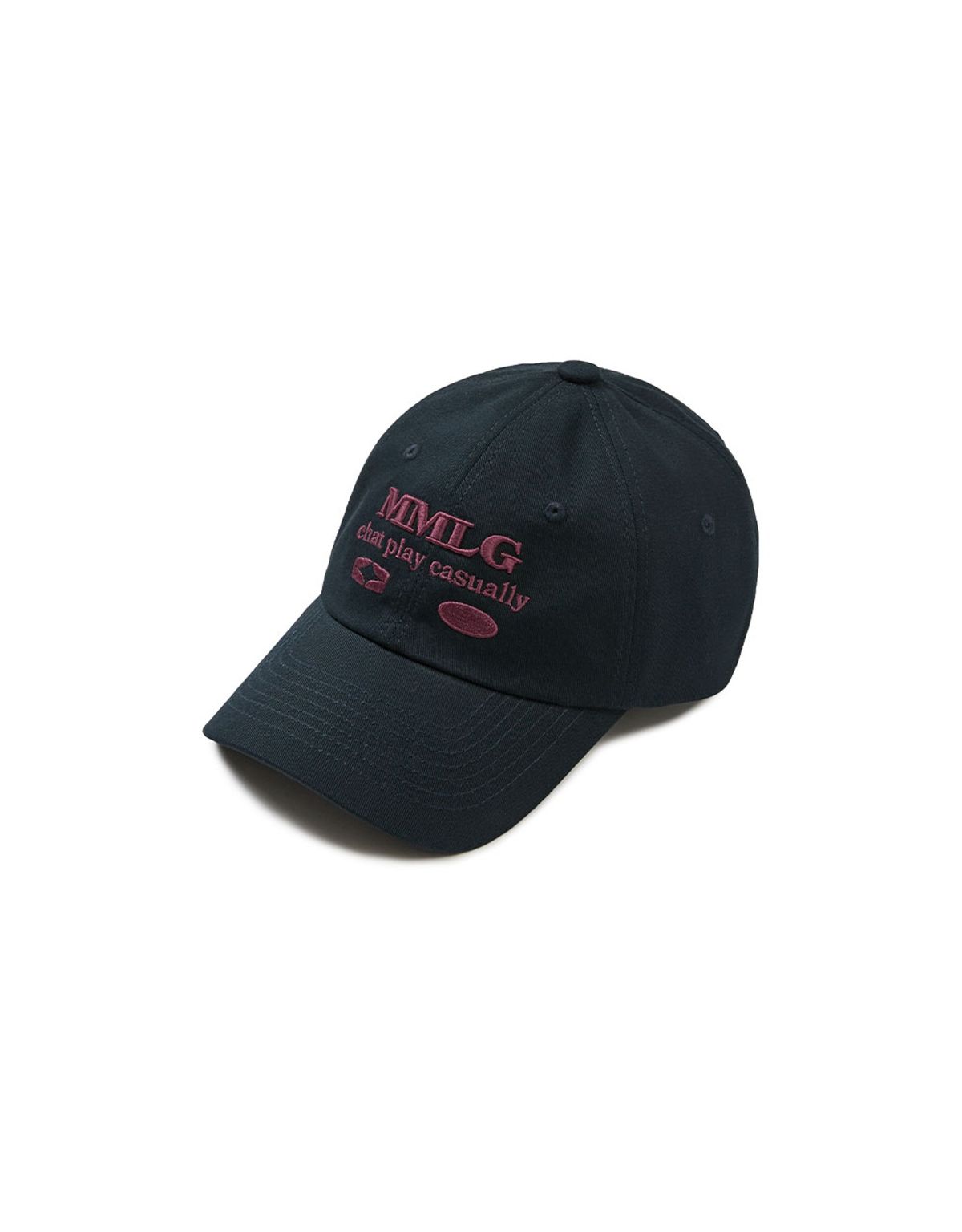 엠엠엘지(MMLG) [Mmlg] LETTER PLAY BALL CAP (NAVY)