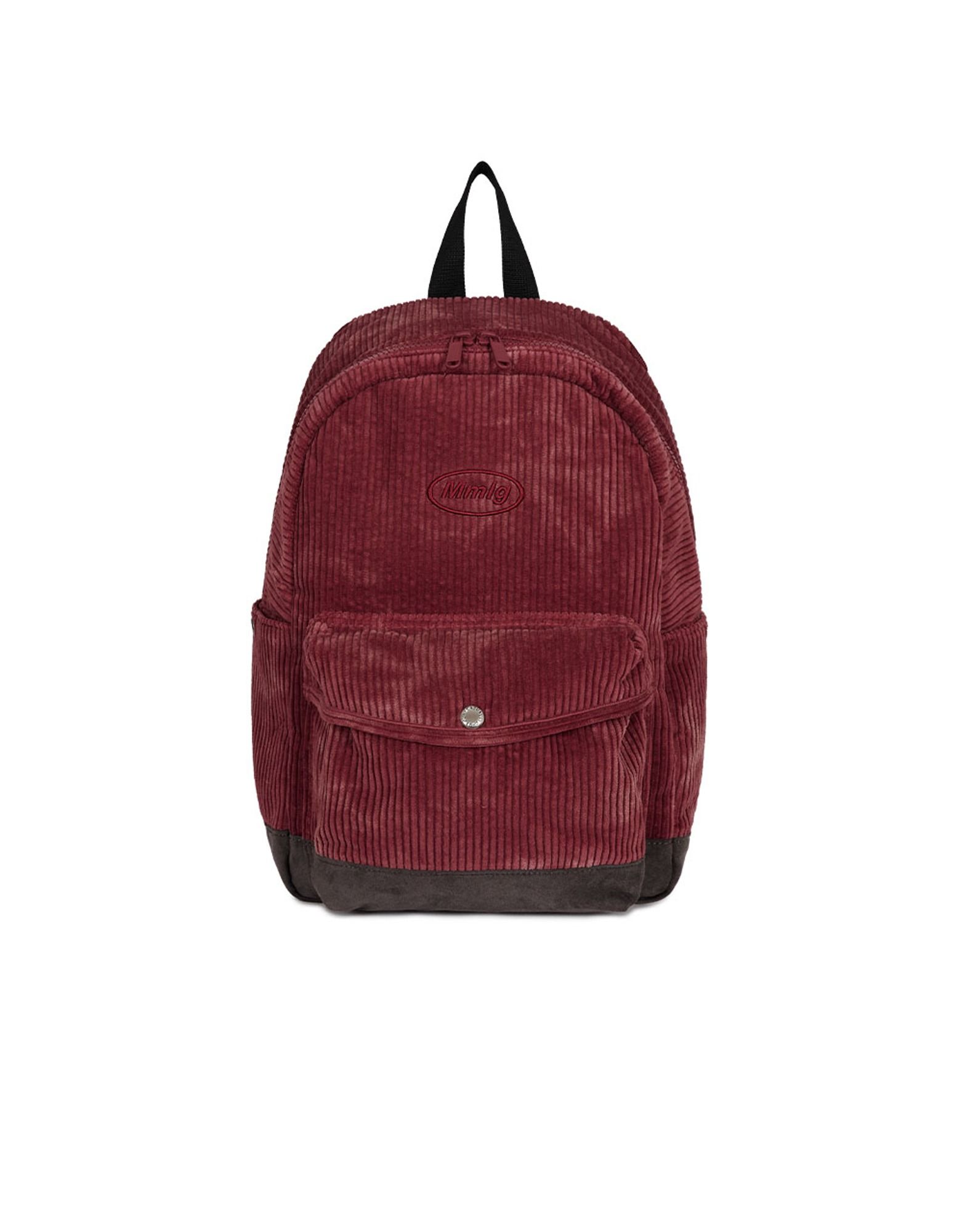 MUSINSA MMLG [Mmlg] CORDUROY BACKPACK (RED)