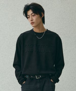 마크드 스웨이드 롱슬리브 [블랙]