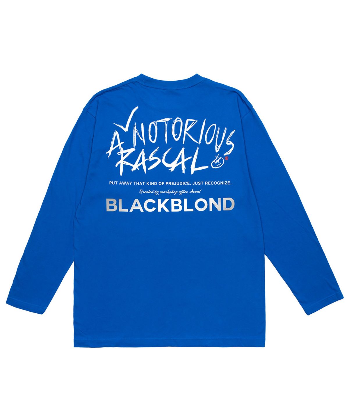 블랙블론드(BLACKBLOND) 비비디 레스컬 긴팔티 (블루)