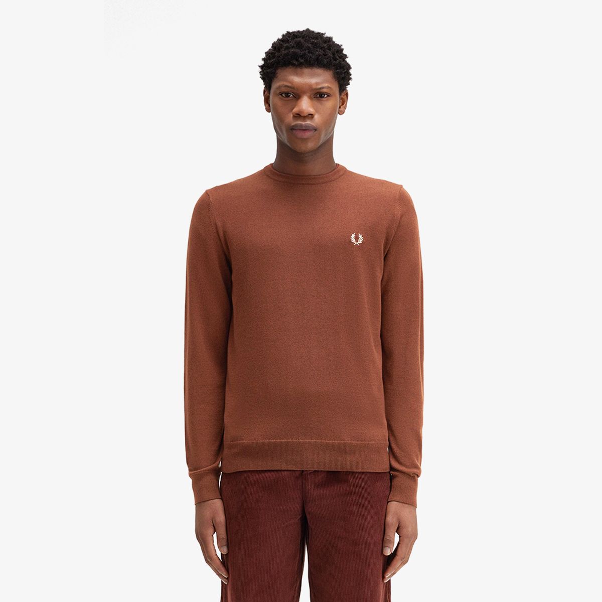 프레드페리(FRED PERRY) [Baseline] 클래식 크루넥 메리노울 니트 (S54) AFPM2439601-S54