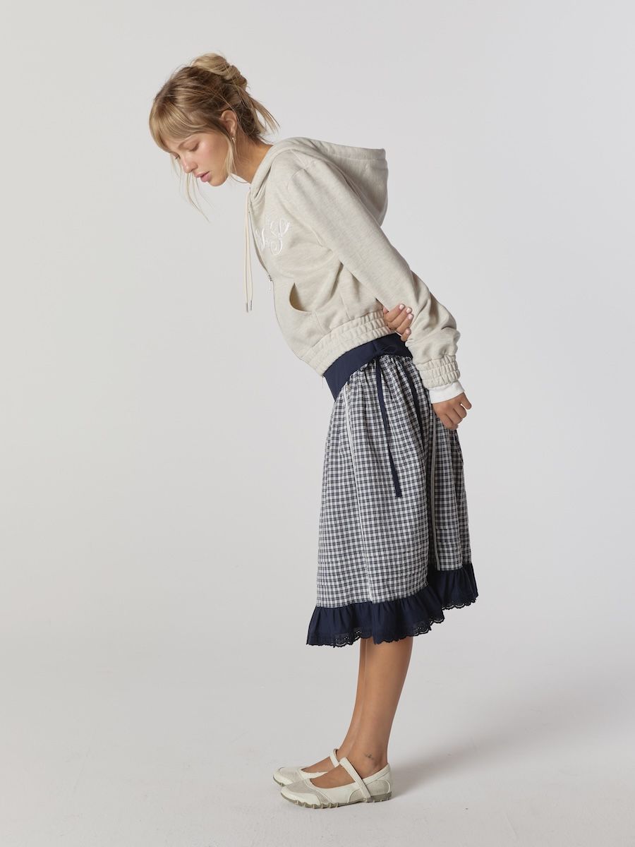 ★ GLOWNY★ AMELIA TIERED RUFFLE SKIRT COTTAGE BLUE GY24FAS MUSINSA | GLOWNY AMELIA TIERED RUFFLE SKIRT (COTTAGE BLUE)