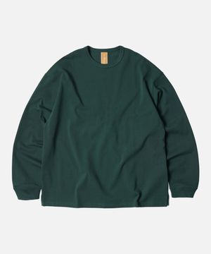 OG DOUBLE RIB L/S TEE _ DARK GREEN