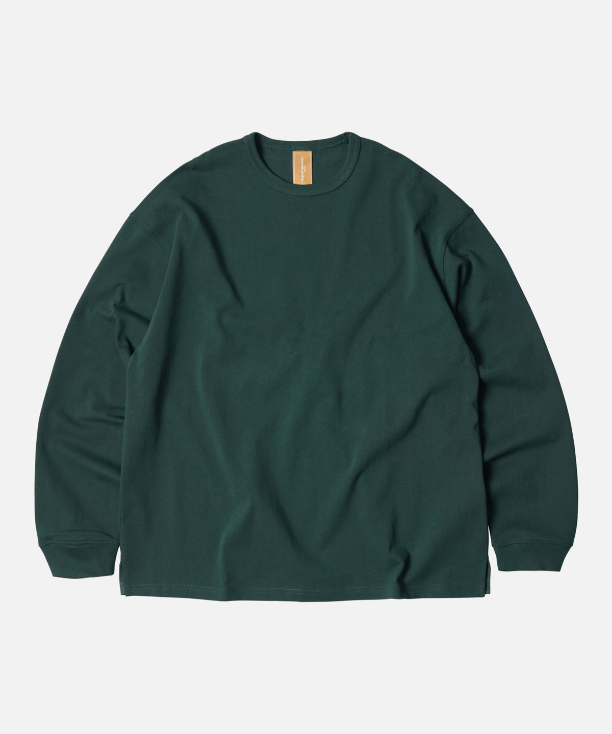 프리즘웍스(FRIZMWORKS) OG DOUBLE RIB L/S TEE _ DARK GREEN
