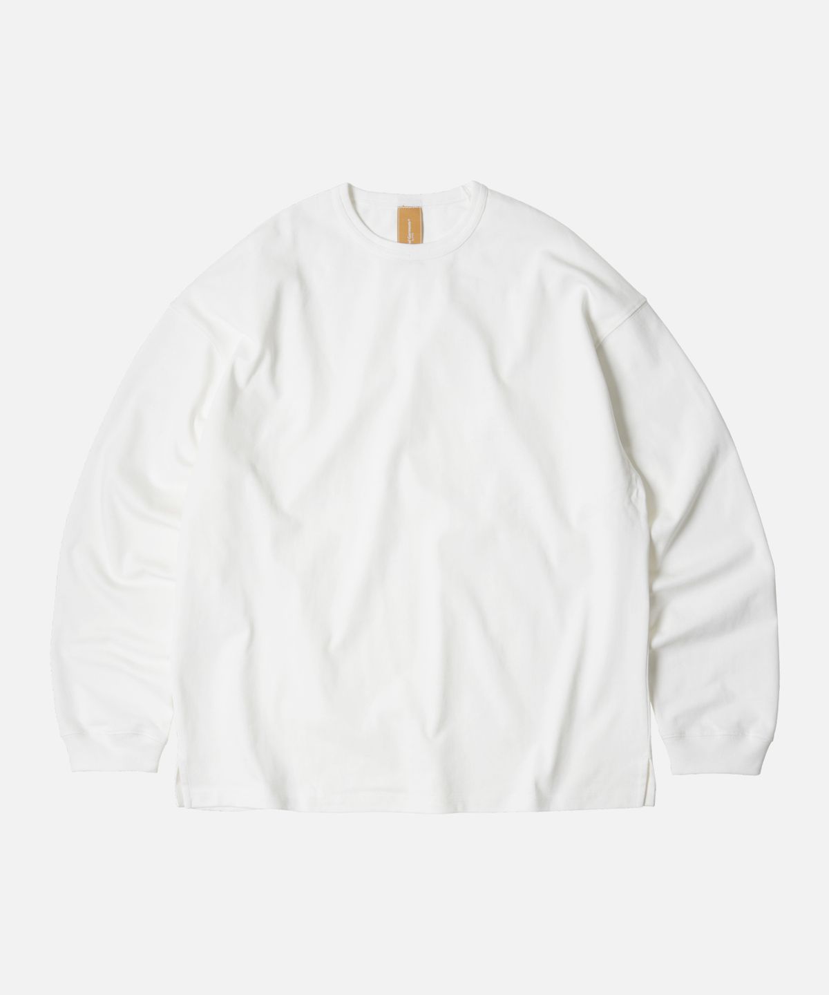 프리즘웍스(FRIZMWORKS) OG DOUBLE RIB L/S TEE _ WHITE