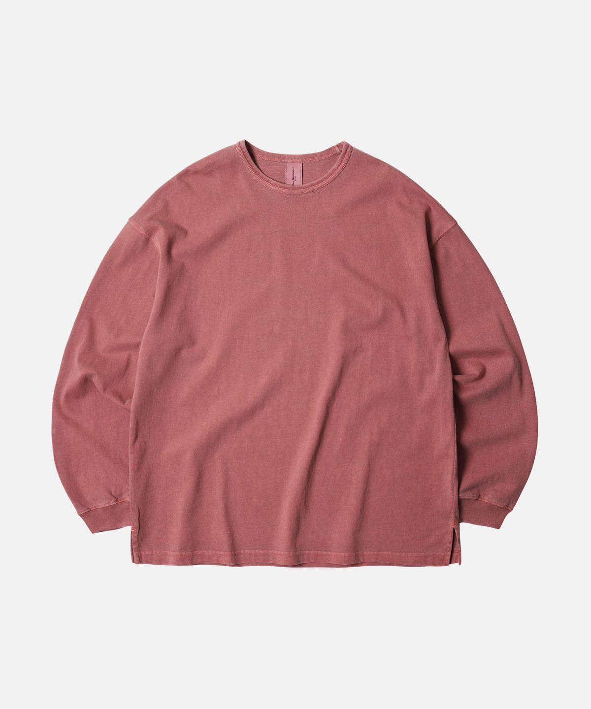 프리즘웍스(FRIZMWORKS) OG PIGMENT DYEING L/S TEE _ PINK
