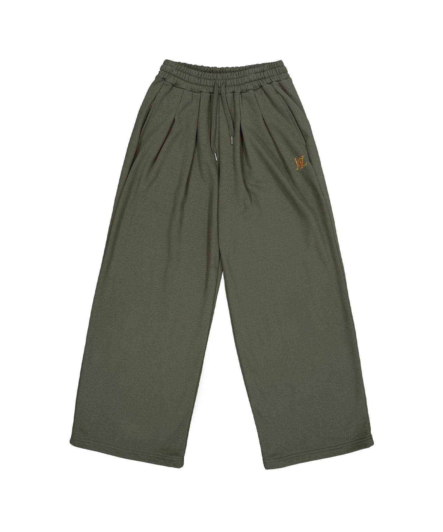 WOOALONG】 ☆ Signature tuck wide pants☆ 大人気