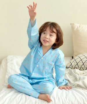 076 머핀 긴소매 파자마세트