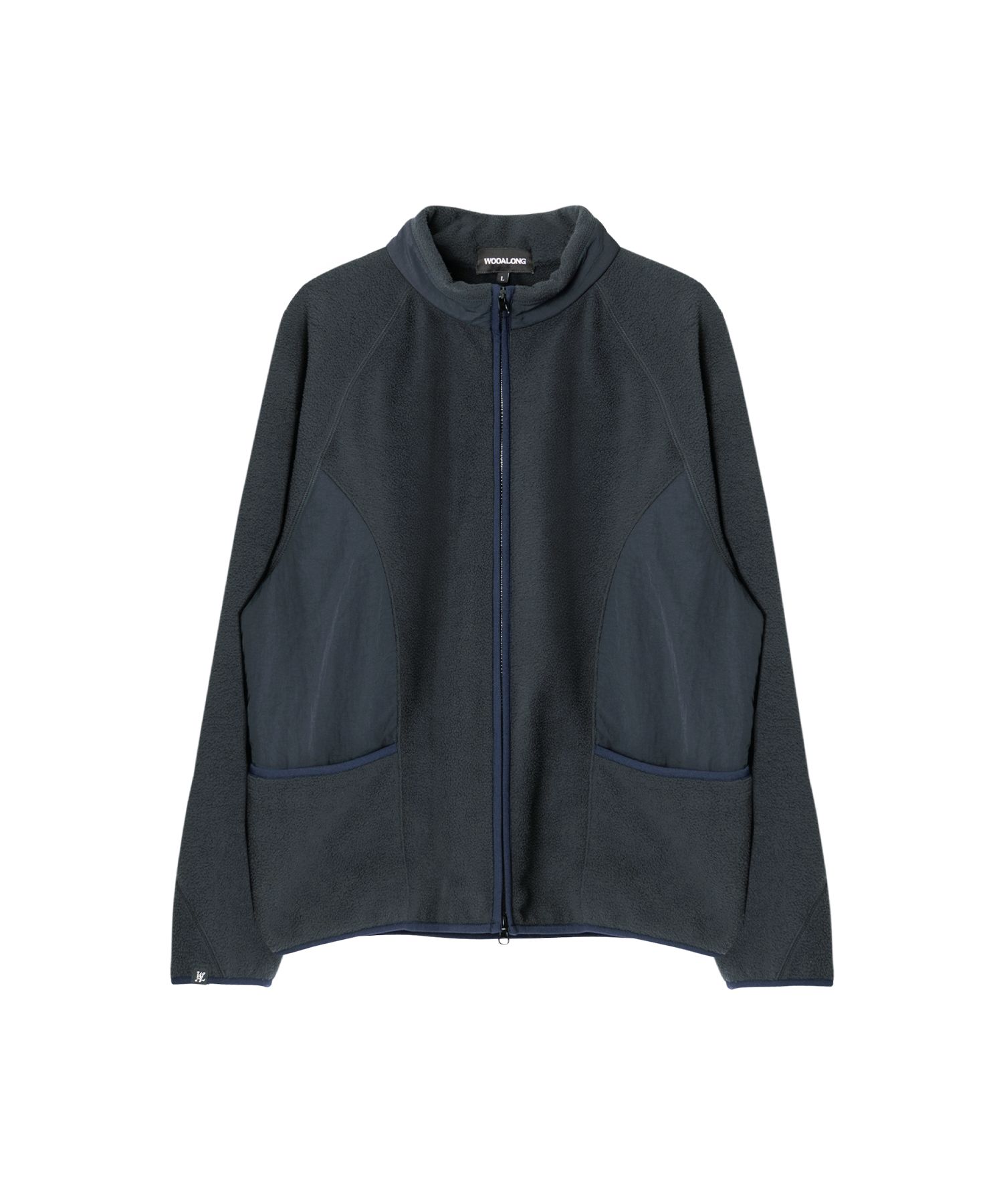 ☆送料・関税込☆WOOALONG★Fleece half neck zip-up★ MUSINSA公式 | WOOALONG Fleece half neck zip-up - CHARCOAL