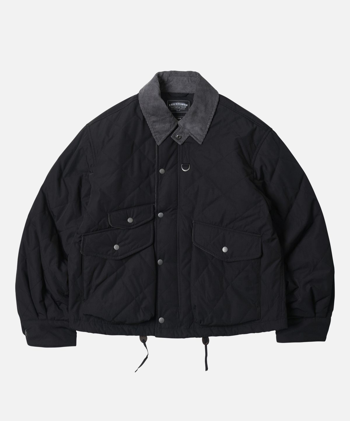 프리즘웍스(FRIZMWORKS) QUILTED HERITAGE HUNTING JACKET _ BLACK