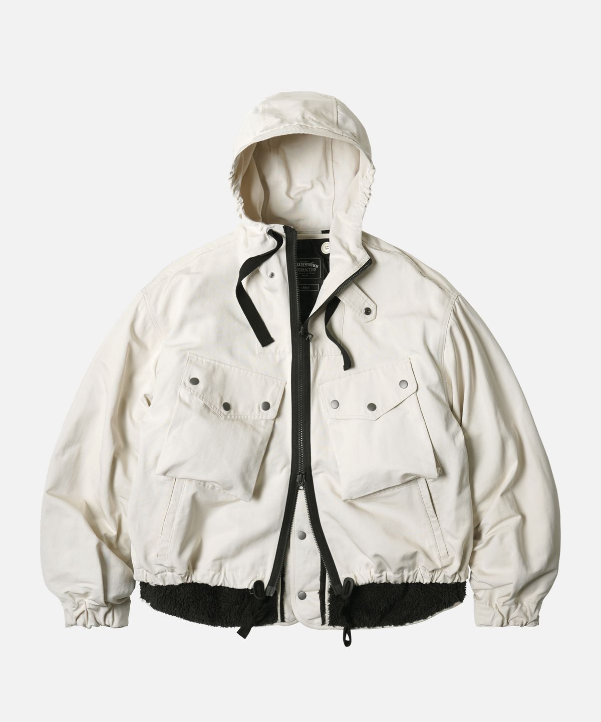 프리즘웍스(FRIZMWORKS) SMOCK HOODED PARKA 002 _ SNOW