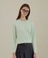 위티 케이블 라운드 니트 [민트]