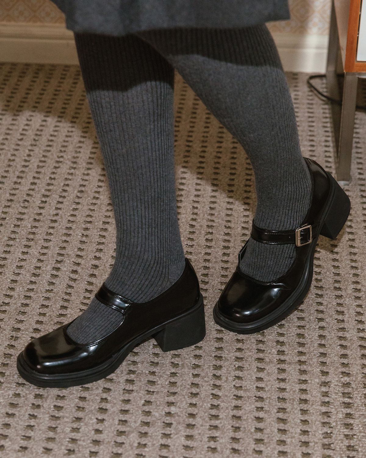 마크모크(MAC MOC) Agnes 2Color 심플 베이직 메리제인 펌프스 5.5Cm