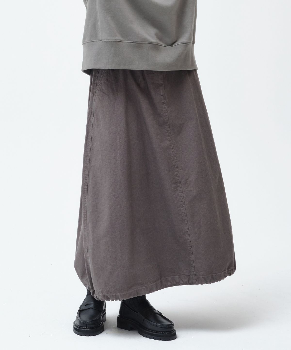 아웃도어 프로덕츠(OUTDOOR PRODUCTS) W BALLOON LONG SKIRT (BROWN)
