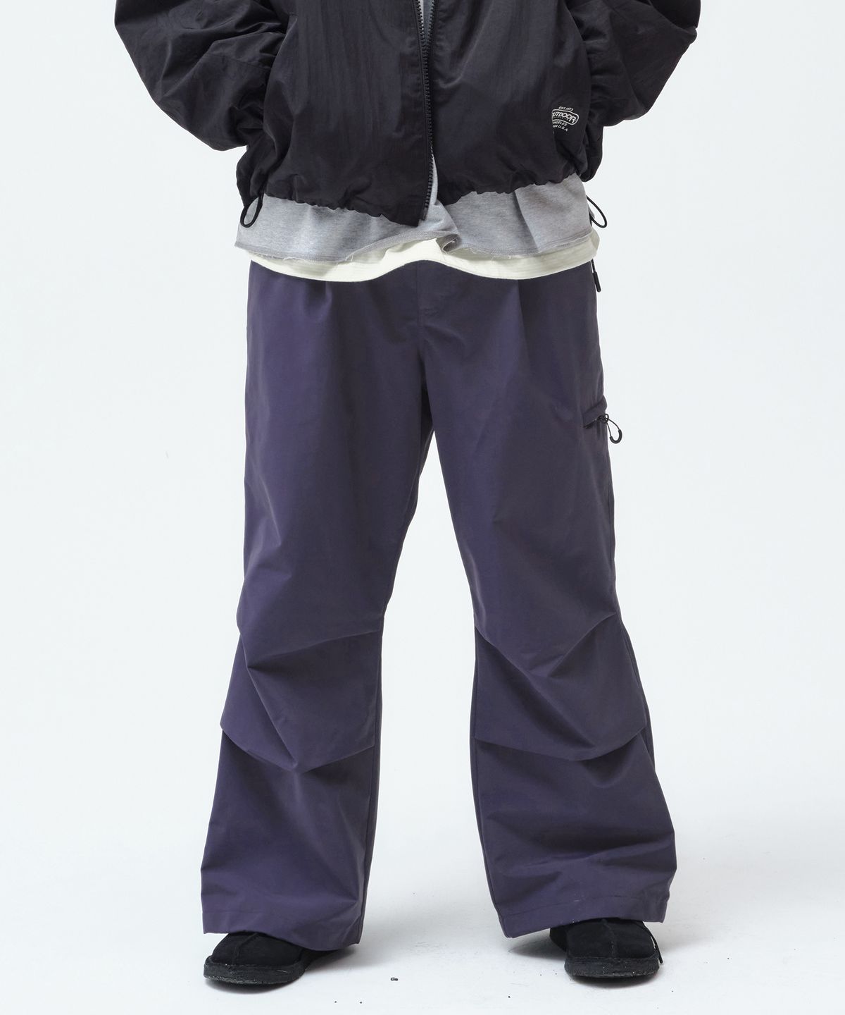 아웃도어 프로덕츠(OUTDOOR PRODUCTS) WIDE FIT SHELL PANTS (NAVY)