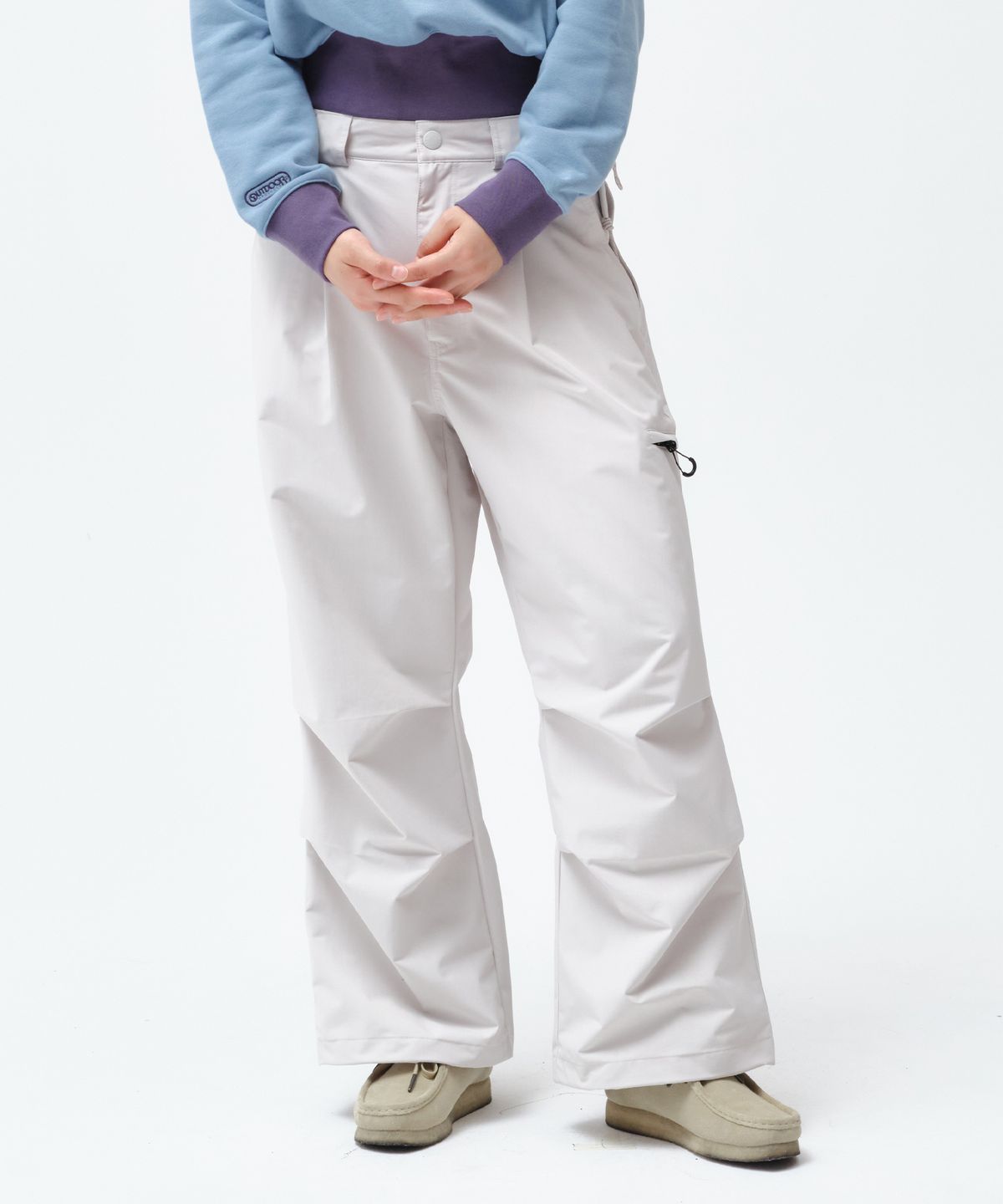 아웃도어 프로덕츠(OUTDOOR PRODUCTS) WIDE FIT SHELL PANTS (IVORY)