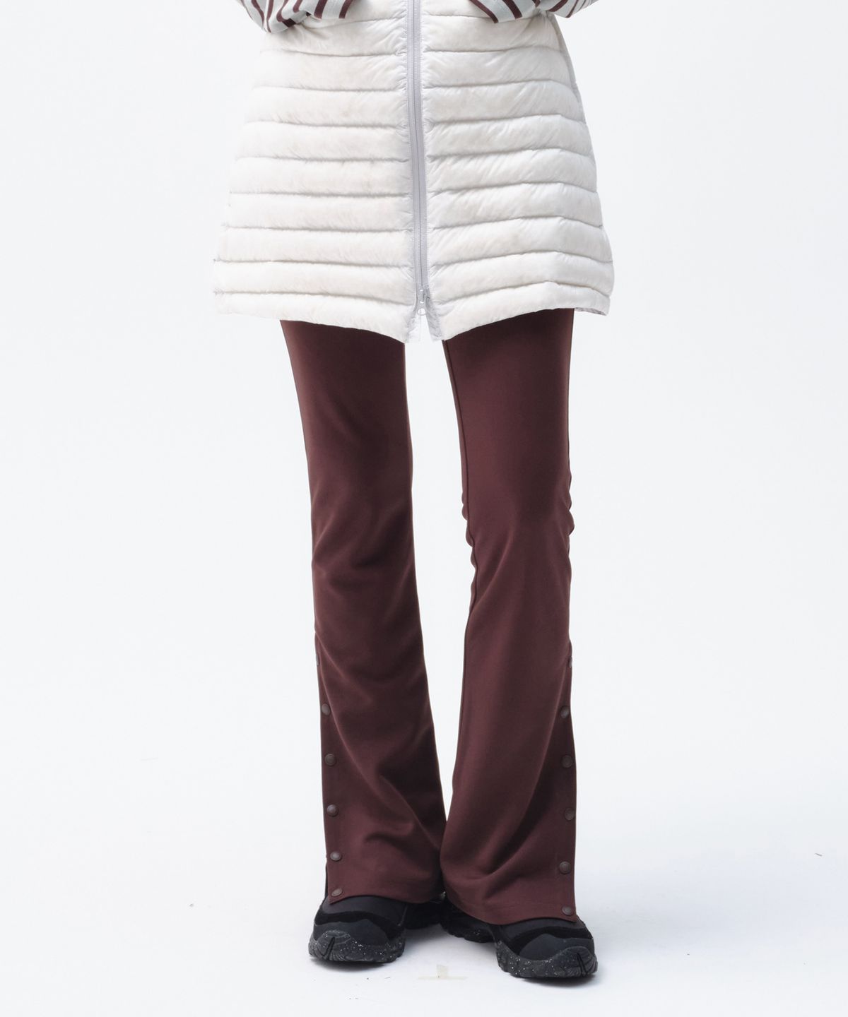 아웃도어 프로덕츠(OUTDOOR PRODUCTS) W BUTTON PANTS (BROWN)