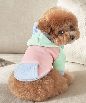 강아지옷 LOVE 테니스 후드 티셔츠