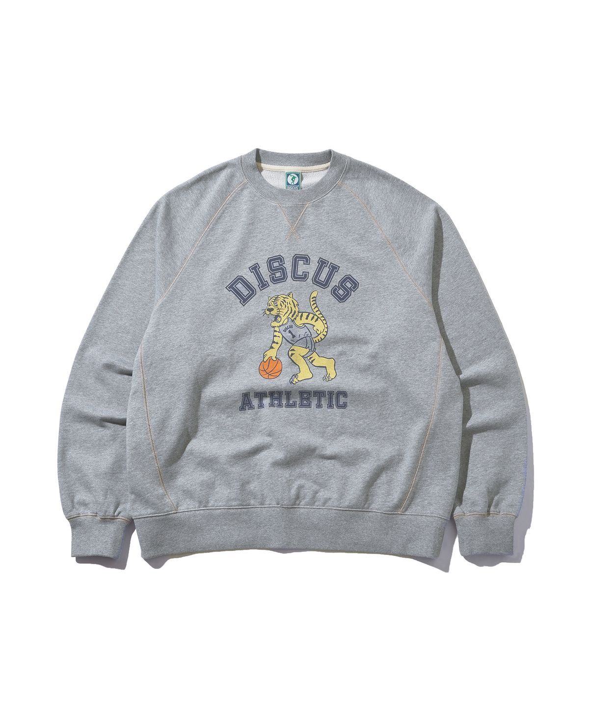 디스커스 애슬레틱(DISCUS ATHLETIC) [2COLORS] 오버 핏 타이거 스웨트 셔츠