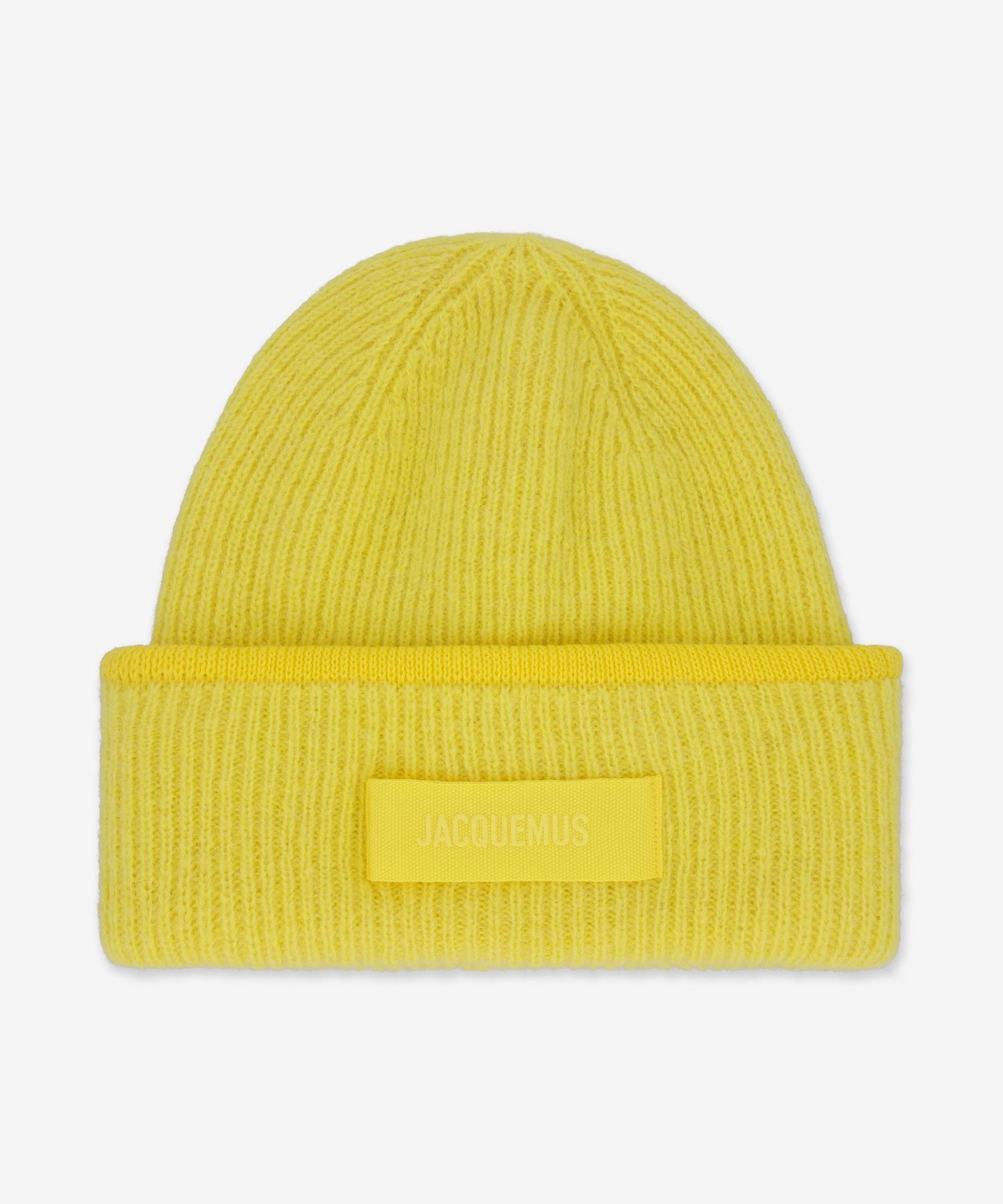NEW WITH TAGS Le Bonnet Amsterdam Beanie in Mustard (Yellow) Mustard Smiley Beanie – Radiant main image 3