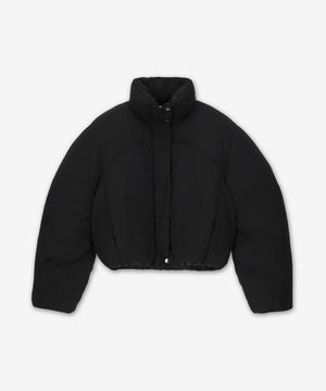 라 두두느 카라코 크롭 패딩 - 블랙 / 241CO0491320990